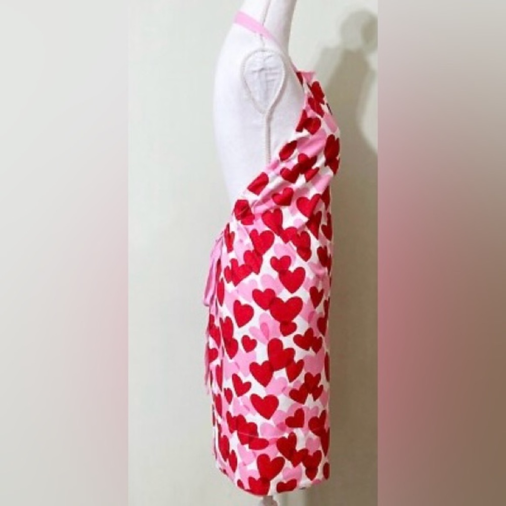 Kate Spade Apron - Red & Pink Hearts - New with Tags
